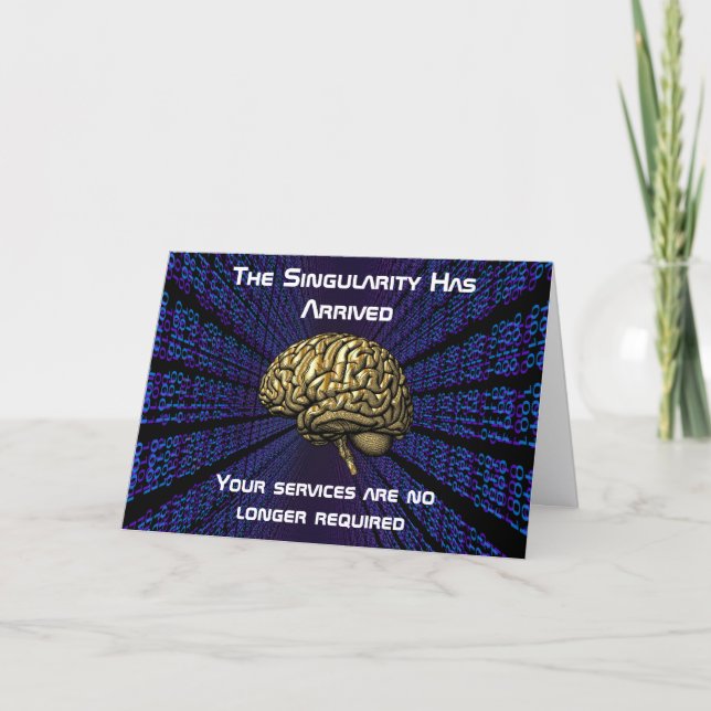 AI-singulariteten har anlänt Kort (Framsida)