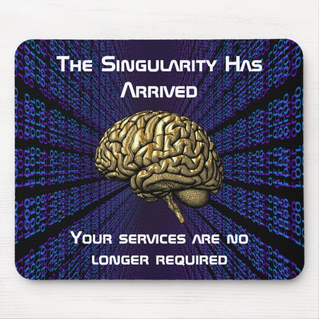 AI-singulariteten har anlänt Musmatta (Framsidan)