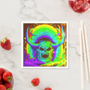 Ai Skull Art Pappersservett