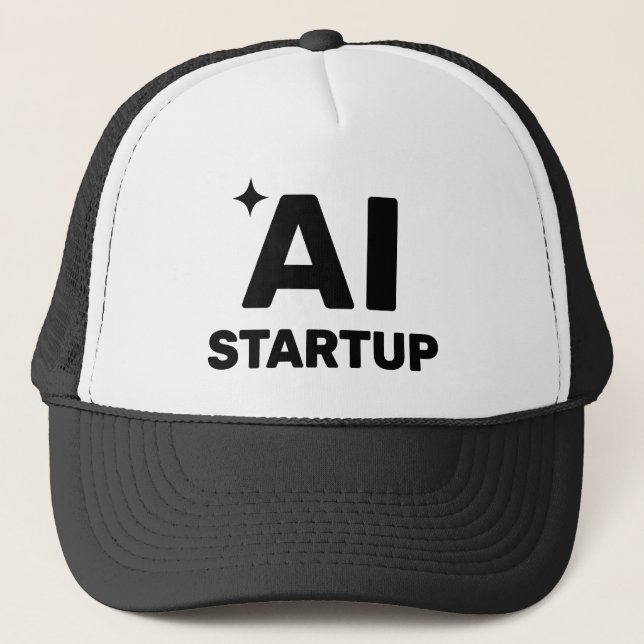 AI Startup™ Trucker Hat Keps (Framsida)