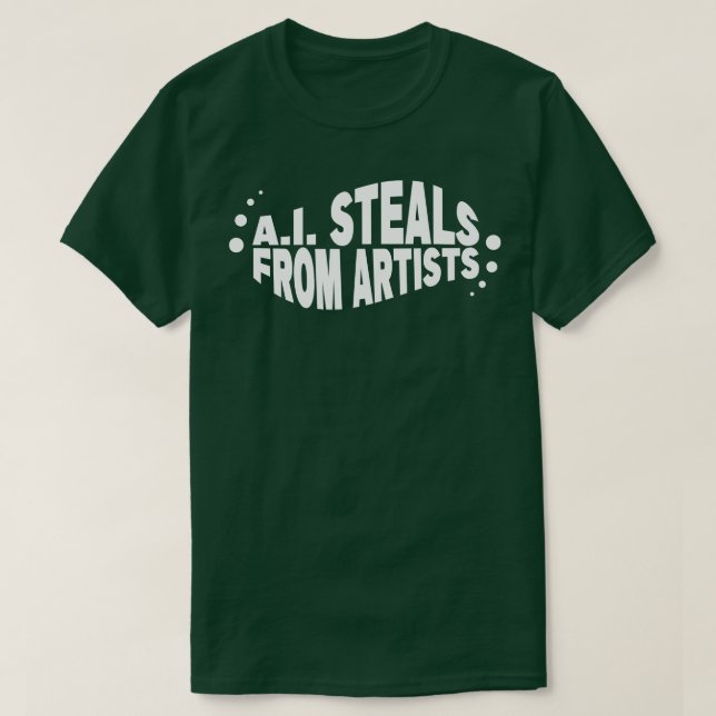 AI Steals T Shirt (Design framsida)