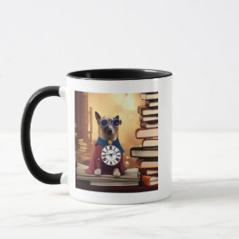 AI Steampunk superhjälte Hundmugg Mugg
