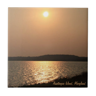AI Sunset Tile/Trivet Kakelplatta
