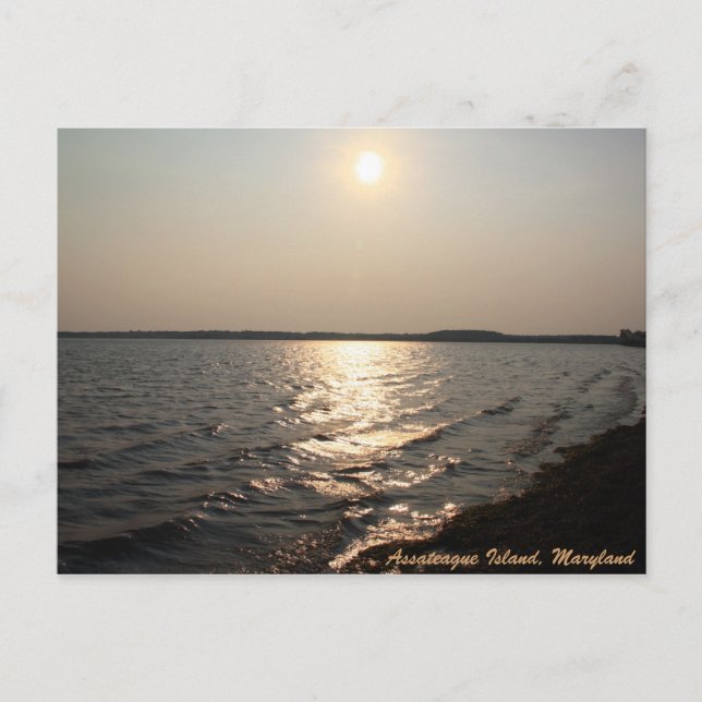 AI Sunset-vykort Vykort (Framsida)