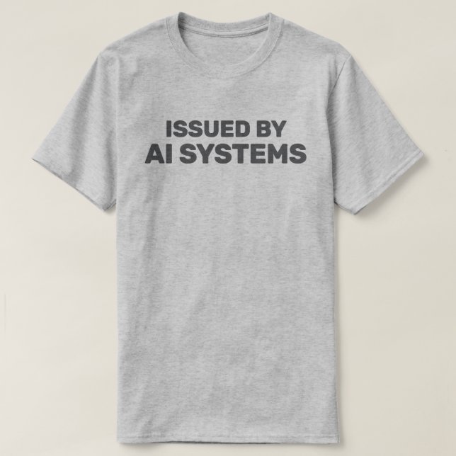 AI Systems™ T-Shirt (Design framsida)
