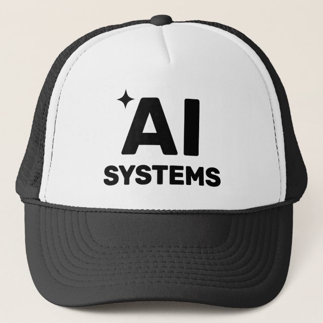 AI Systems™ Trucker Hat Keps (Framsida)