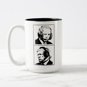 AI-talmän Gaming Joe Biden Donald Trump Funny Två-Tonad Mugg