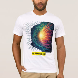 AI-teknik - Futuristiskans tekniska design T Shirt