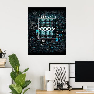 Ai - Teknik - kodningsmonogram - oändlighet Poster