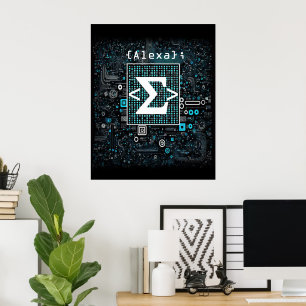 Ai - Teknik - kodningsmonogram - Sigma Poster