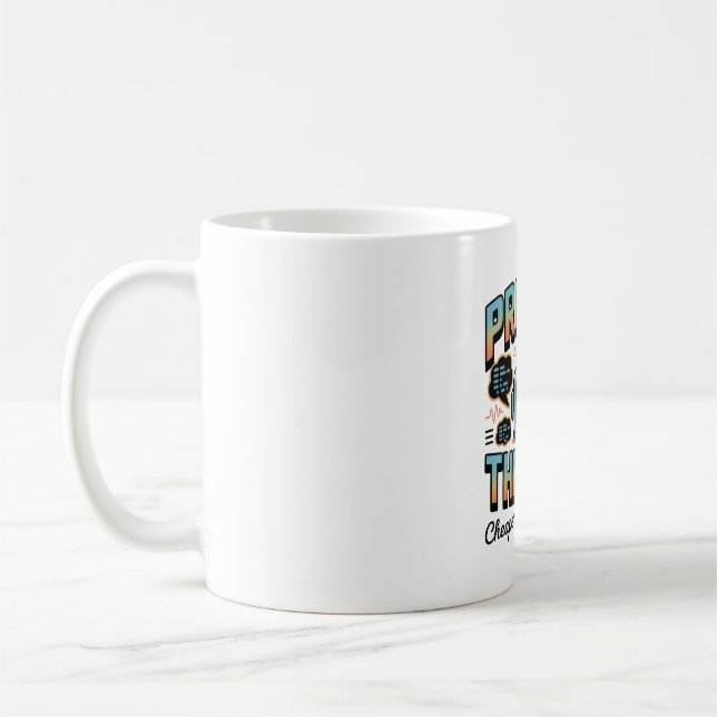 AI-terapigrafik – Design för prompt engineering Kaffemugg (Vänster)