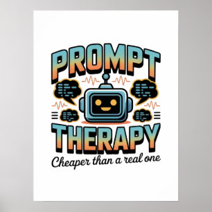 AI-terapigrafik – Design för prompt engineering Poster