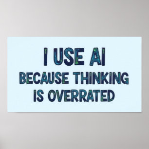 AI-text Poster