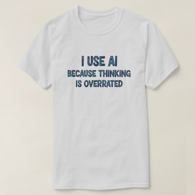 AI Text Unisex T Shirt (Design framsida)
