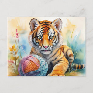 AI Tiger boll Vykort
