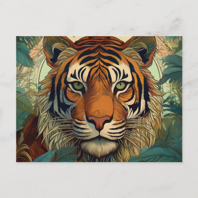 AI Tiger Vykort (Framsida)