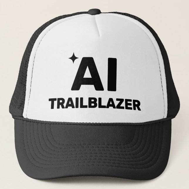 AI Trailblazer™ Trucker Hat Keps (Framsida)