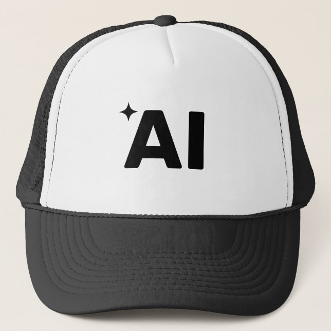 AI Trucker Hat Keps (Framsida)