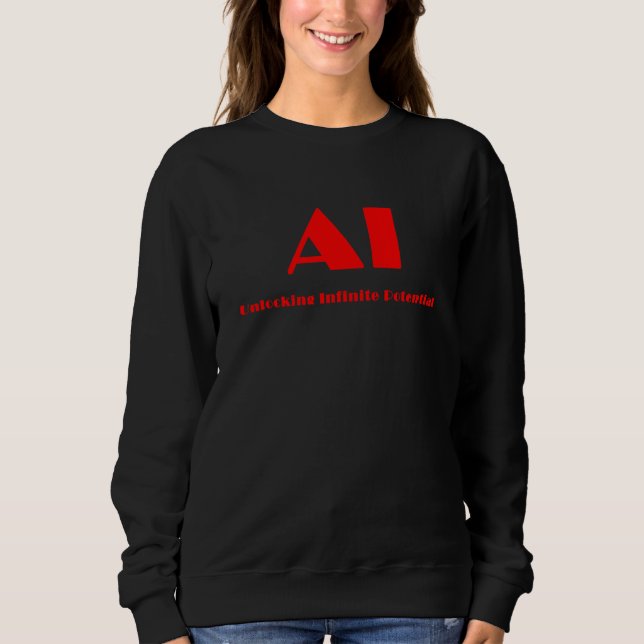 AI Unlocking Infinite Potential_8 T Shirt (Framsida)