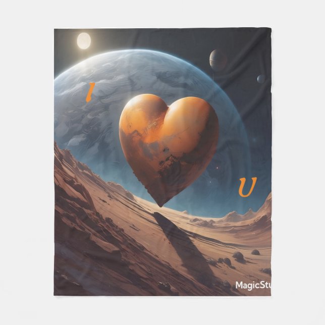 AI ut ur den här världen i Kärlek.. Fleecefilt (Framsidan)