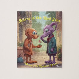 AI-Utomjordingar i Kind Zon Puzzle Pussel