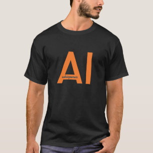 AI-viskare orangen ingenjör T Shirt