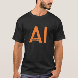 AI-viskare orangen ingenjör T Shirt
