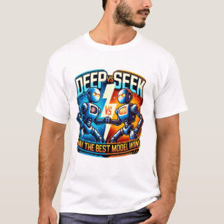 AI-visning: Deep vs Seek - Ultimate Model Fladderm T Shirt