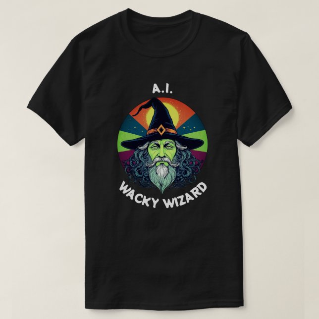 AI Wacky-guiden. Mall T Shirt (Design framsida)