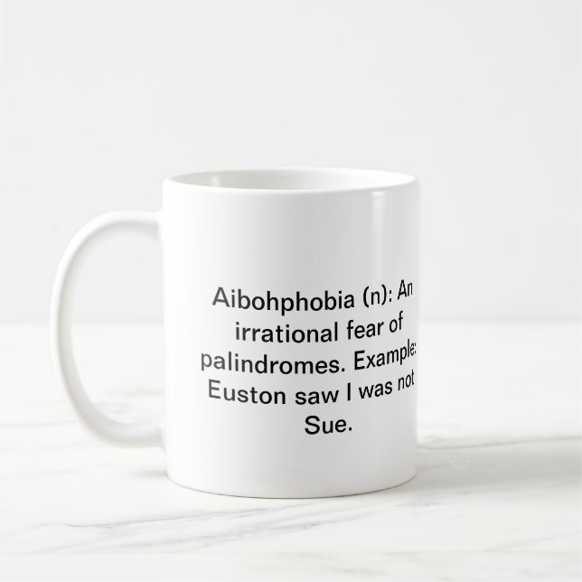 Aibohphobia muggRighty Kaffemugg (Vänster)