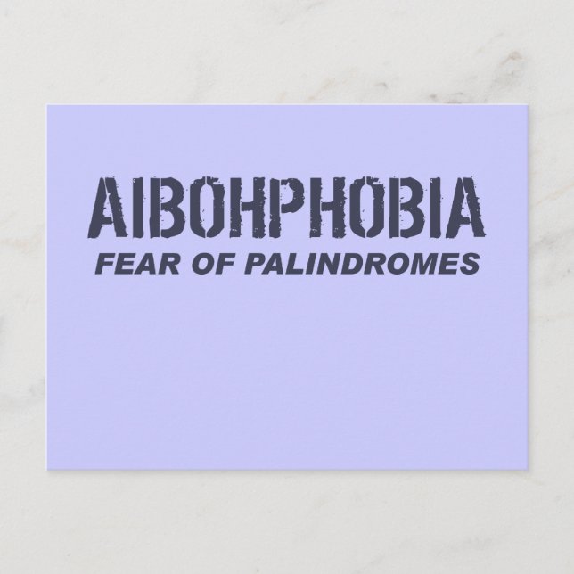 AIBOHPHOBIA VYKORT (Framsida)