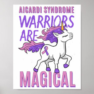 Aicardi syndrome Genetisk störning Corpus Clegsum Poster