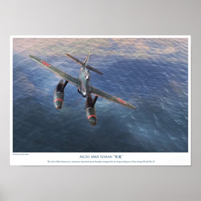 Aichi M6A Seiran Poster (Framsidan)