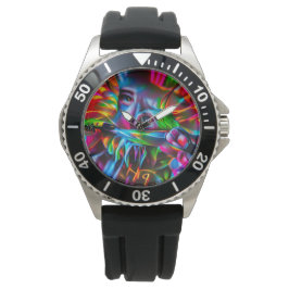 Aichmofobia: Vivid Surreal Art Armbandsur