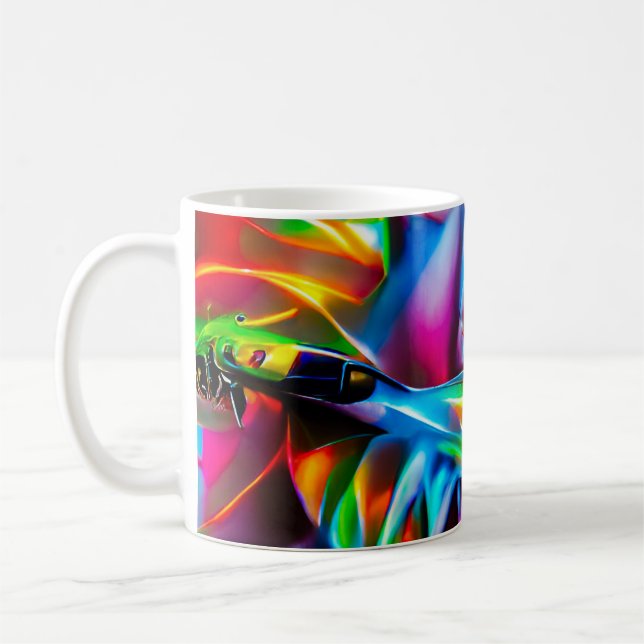 Aichmofobia: Vivid Surreal Art Kaffemugg (Vänster)
