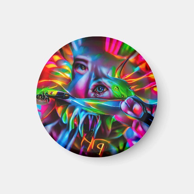 Aichmofobia: Vivid Surreal Art Magnet (Framsidan)