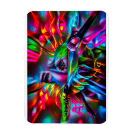 Aichmofobia: Vivid Surreal Art Magnet