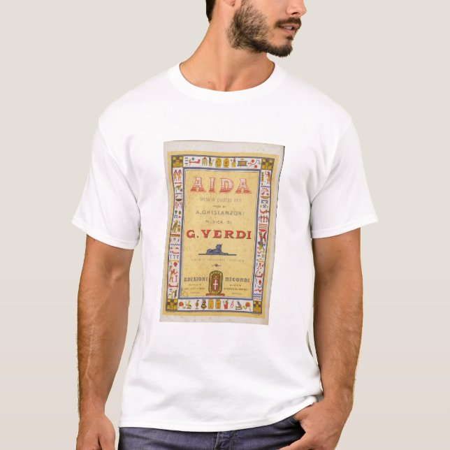 Aida av Giuseppe Verdi T Shirt (Framsida)
