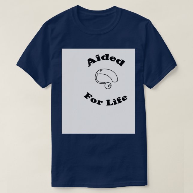 Aided for Life T Shirt (Design framsida)