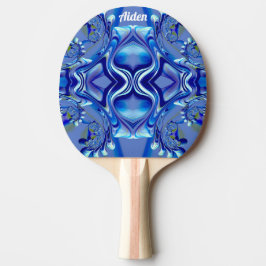 AIDEN ~ Blue Streak ~ Original Fractal ~ Ping Pong Pingisracket