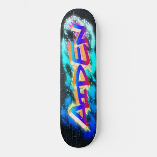 AIDEN Customized Graffiti Skateboard (Framsida)