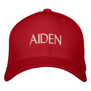 AIDEN EMBROIDERED BASEBALL CAP BRODERAD KEPS