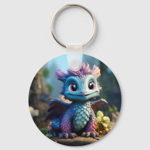 Aiden, en Whimsical Dragon Nyckelring