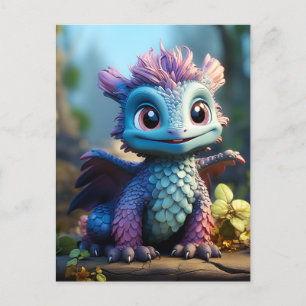 Aiden, en Whimsical Dragon Vykort
