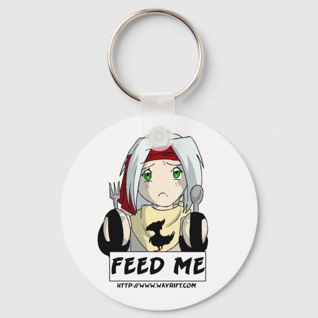 Aiden "Feed Me" Nyckelring (Framsida)