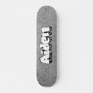 Aiden Graffiti Anpassningsbar Personlig Coola Skat Mini Skateboard Bräda 18,5 Cm