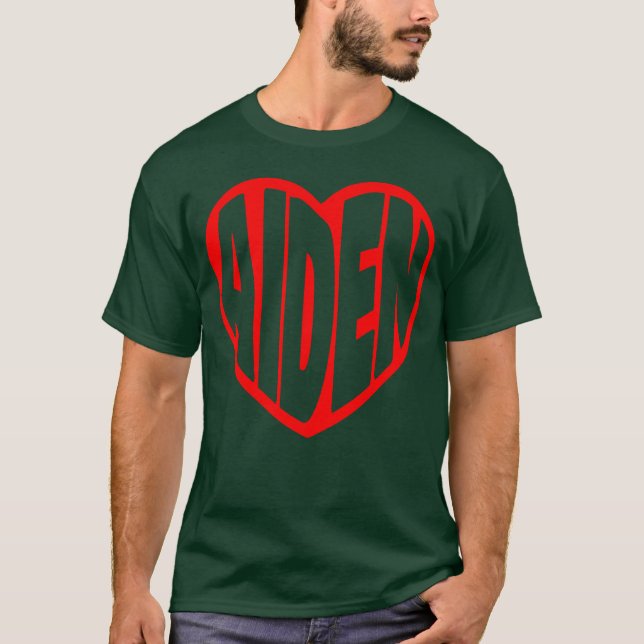 Aiden i mina hjärtvänner t shirt (Framsida)