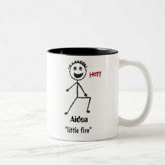 Aiden känt menande Två-Tonad mugg