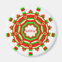 AIDEN ~ Personlig jul Wheel Fractal ~