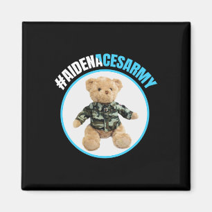 Aidentiacesarméns kamp mot cancer Leukemia Aiden" Magnet